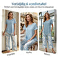 👚 NU 60% KORTING! 🔥 Casual set bestaande uit een tuniek met ronde hals en meerdere lagen, gecombineerd met een wijde broek – zwierig model, zachte stof en perfect voor elke dag 🌸