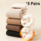 Women's Thickened Warm Solid Color Mid-Calf Socks（50% OFF）