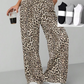 🔥Korting 50% Dames Luipaardprint Wijde Broek Comfortabel Slank Passend