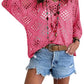 ⏰ 50% korting 🔥 Hot Sale - Dames top in bohemian stijl met beige haakwerk en V-hals