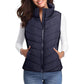 💖Uitverkoop 50% korting✨️Dames mouwloos puffer vest met ritssluiting💗