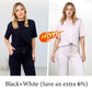 ✨Trending nu ✨Dames chique top- en bijpassende broek 2-delige outfit