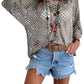 ⏰ 50% korting 🔥 Hot Sale - Dames top in bohemian stijl met beige haakwerk en V-hals