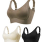 【1+1 gratis】💖Fijn naadloos gestreepte bh – met W-vormige ondersteuning, comfort en stijl in één.
