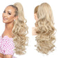 💜Tijdelijke promotie 50% OFF💜Clip-on golvende paardenstaart verlenging