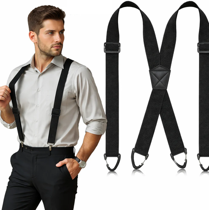 📢📢 40% KORTING!! ⏰ Herenbretels met X-rug en haakclips
