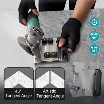 Haakse slijpersteun voor tegels 45° afschuinen