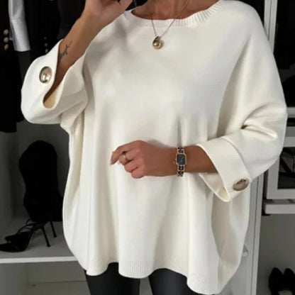 🎀Beperkte Aanbieding - 50% KORTING🎀 Klassieke Effen Kleur Gebreide Top voor Vrouwen