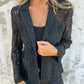 ✨ 50% KORTING – All-Over Kanten Blazer | Elegant, Verfijnd & Licht Transparant