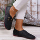 Dames Platte Schoenen van Zacht Synthetisch Leer