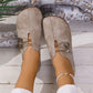 Dames Platte Schoenen van Zacht Synthetisch Leer