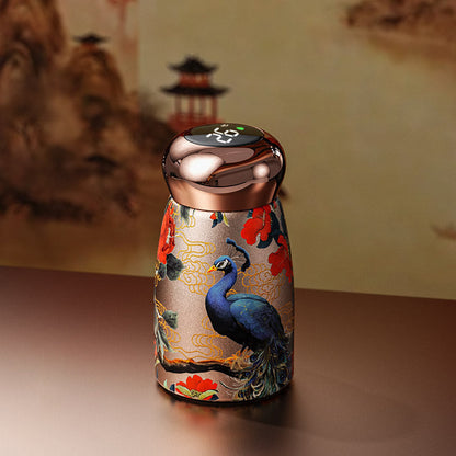 💦🎁Draagbare slimme thermosbeker in vintage stijl