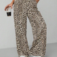 🔥Korting 50% Dames Luipaardprint Wijde Broek Comfortabel Slank Passend