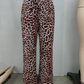 🔥Korting 50% Dames Luipaardprint Wijde Broek Comfortabel Slank Passend