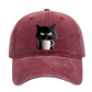 🔥Uitverkoop 50% Korting✨Schattige zwarte kat vintage baseballpet🧢🐾