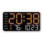 📢📢49% KORTING !! ⏰Multifunctionele decoratieve LED digitale wandklok