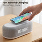 🌞Fris De Lente In Met 50% Korting!🔋6-in-1 Draadloos Laadstation 25W – Klok, Wekker, Bluetooth Speaker & Nachtlampje | All-in-One Nachtkastje!