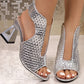 ⏳ Tijdelijk 47% korting⏰ Elegante damessandalen met peeptoe-hak👡