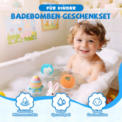 🔥 LAATSTE DAG: 49% KORTING - 🛁Natuurlijke bruisballen voor kinderen met mega bellen & verrassing binnen