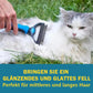 Premium vachtborstel voor katten en honden | Zachte ontklittende borstel
