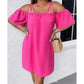 🔥Topaanbieding: 50% KORTING! 👗 Elegante effen jurk