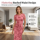 【Alles-in-Één】Avondjurk met Bloemenprint | Comfortabel & Elegant | Geschikt voor Bruiloft, Date, Gala