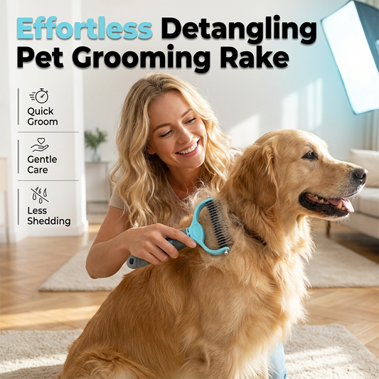 🐾【48% KORTING】🎉 Professionele Ontklitkam | Afgeronde Tanden