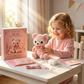 Roze doe-het-zelf vilt patchworkset