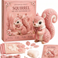 Roze doe-het-zelf vilt patchworkset
