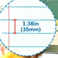 Magnetisch droog uitwisbaar gelinieerd whiteboard
